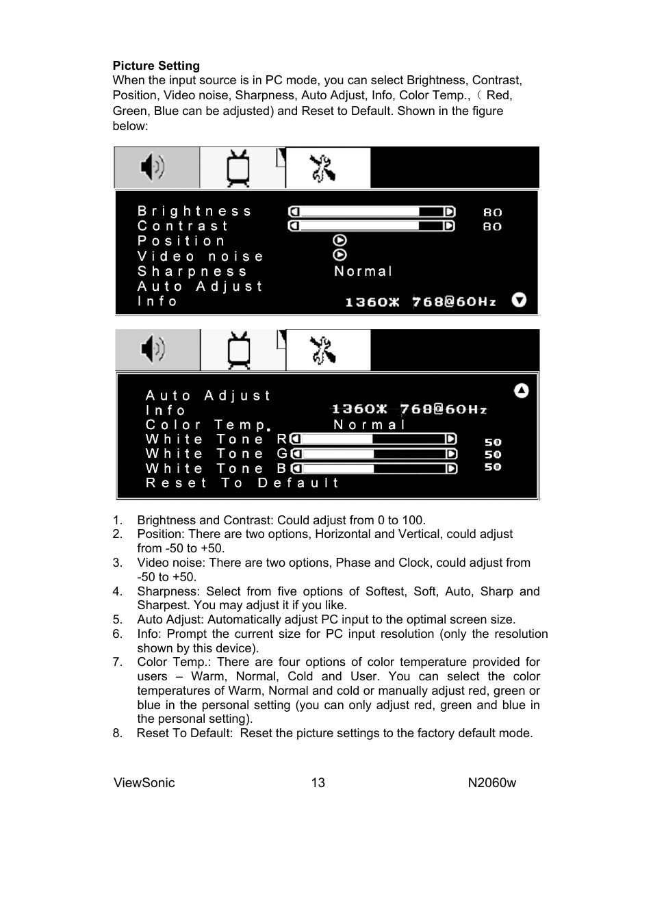 VIEWSONIC VS11287-1M User Manual | Page 15 / 27