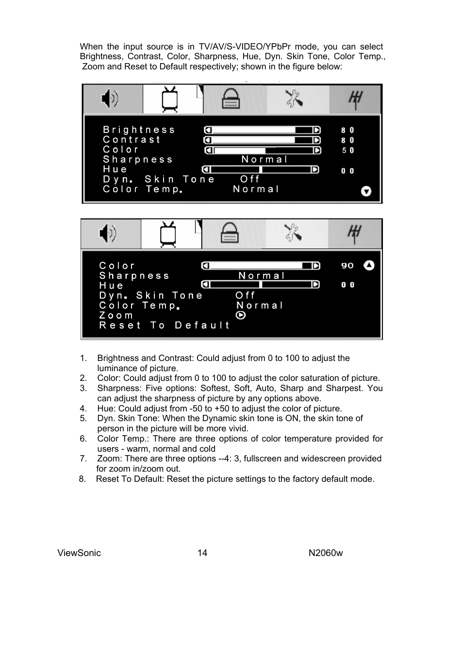 VIEWSONIC VS11287-1M User Manual | Page 16 / 27