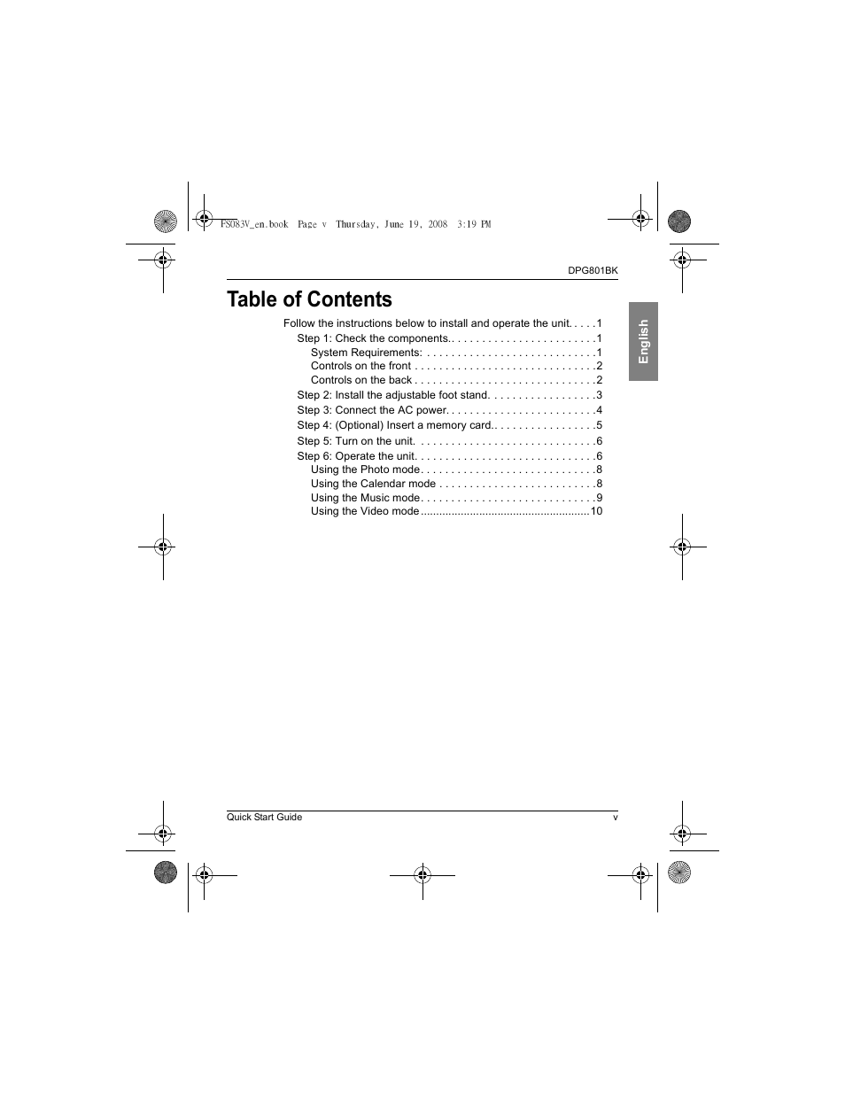 VIEWSONIC VS12242 User Manual | Page 6 / 18