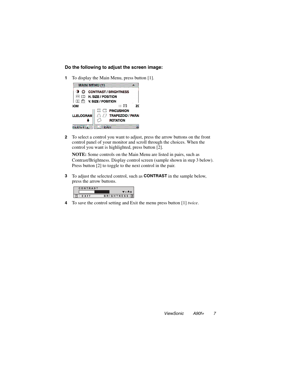 VIEWSONIC A90F+ User Manual | Page 8 / 19