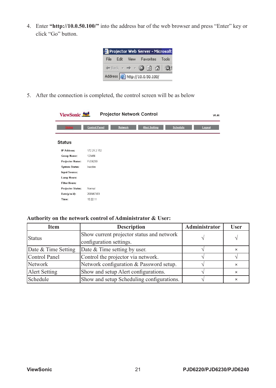 VIEWSONIC PJD6240 User Manual | Page 28 / 54