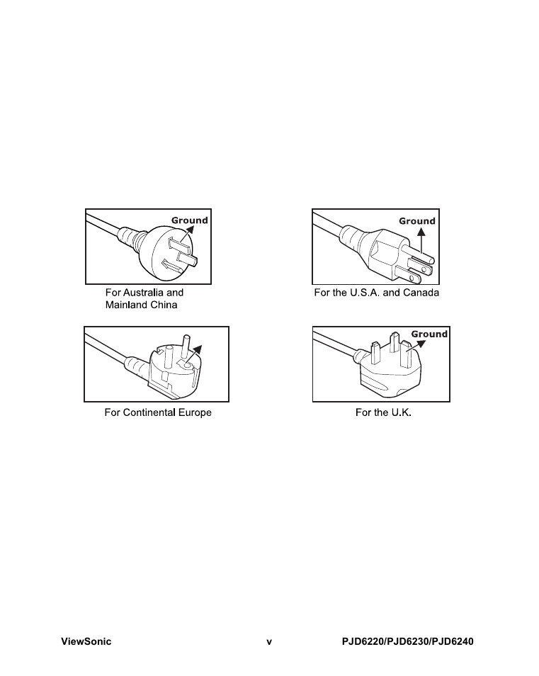 VIEWSONIC PJD6240 User Manual | Page 6 / 54