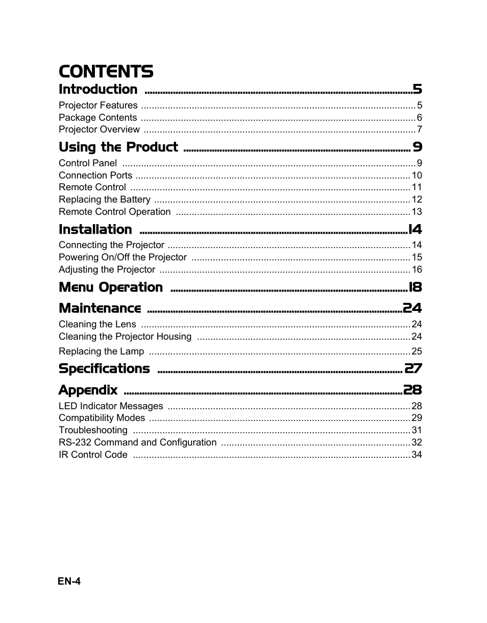 VIEWSONIC PJD5112 User Manual | Page 7 / 43