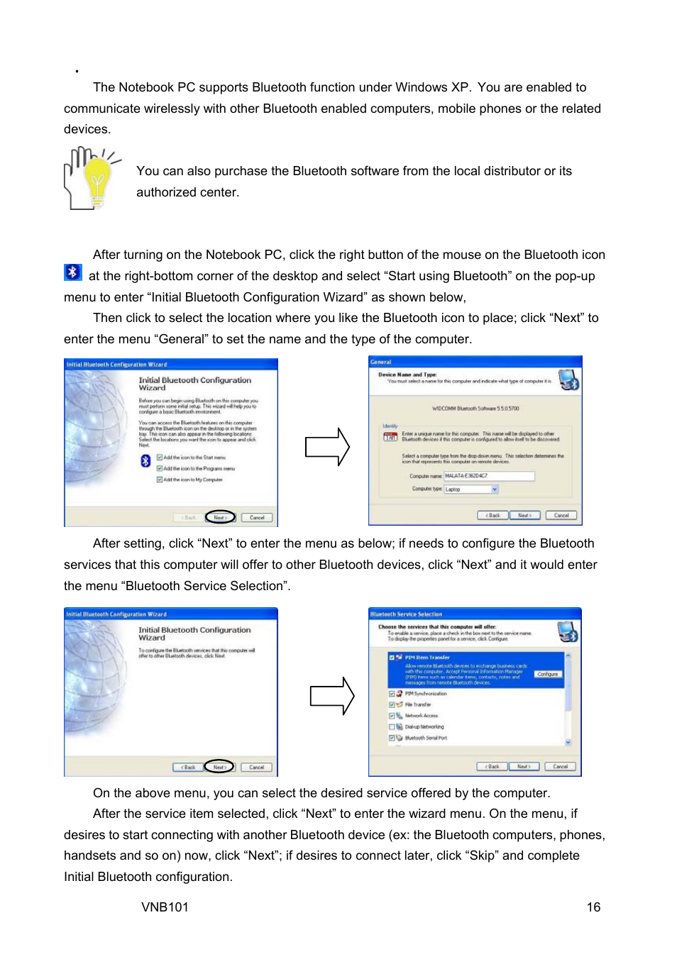 8 . bluetooth, 1 initial bluetooth configuration wizard | VIEWSONIC VS12638 User Manual | Page 25 / 55