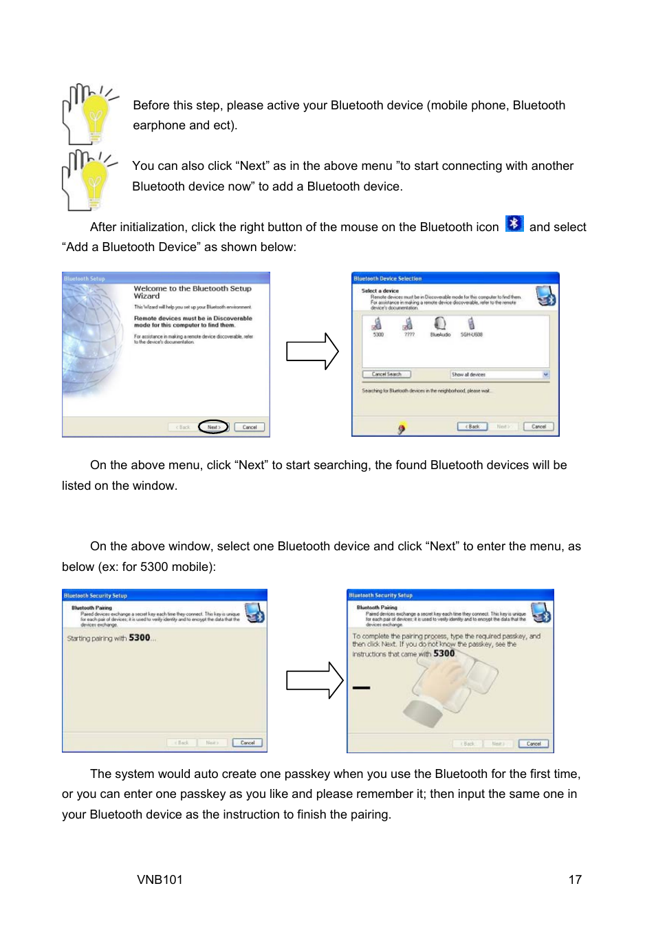 2 add a bluetooth device, 3 establish a connection | VIEWSONIC VS12638 User Manual | Page 26 / 55