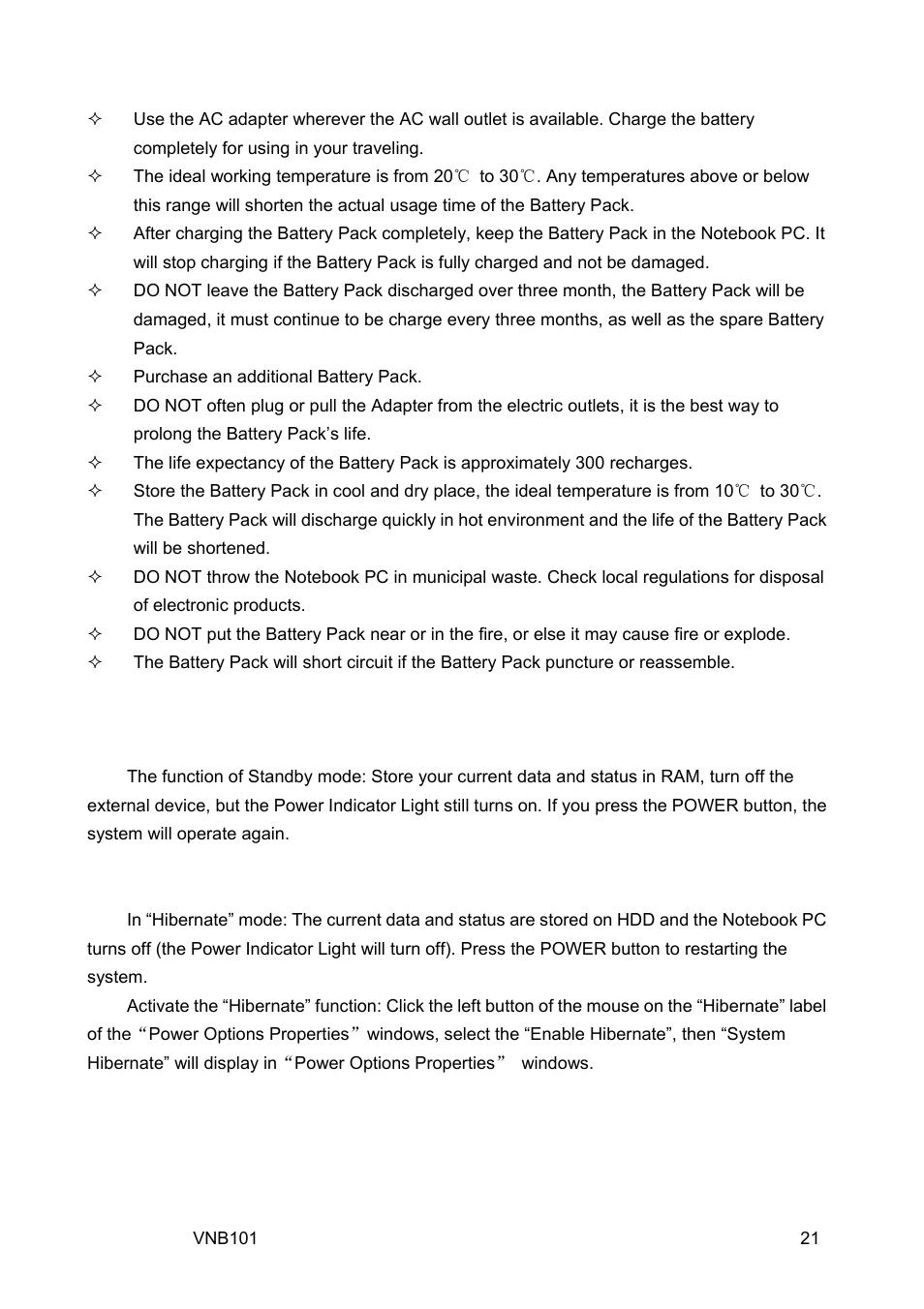 2 power management modes | VIEWSONIC VS12638 User Manual | Page 30 / 55