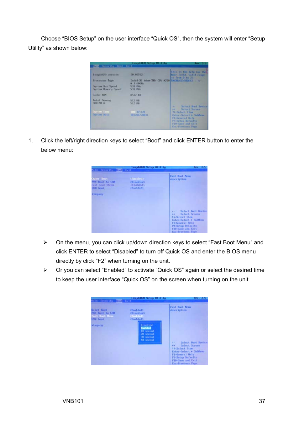 6 enter the bios setup menu | VIEWSONIC VS12638 User Manual | Page 46 / 55