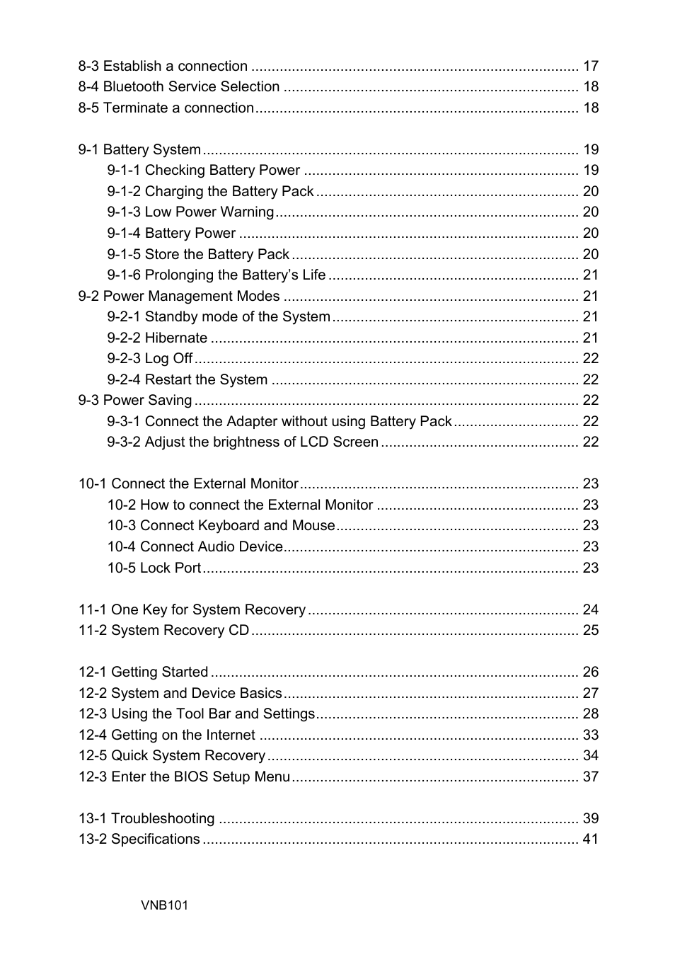 VIEWSONIC VS12638 User Manual | Page 9 / 55