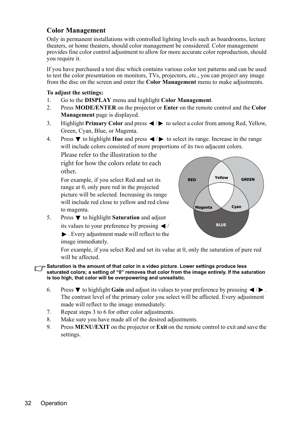 Color management | VIEWSONIC VS13308 User Manual | Page 35 / 69