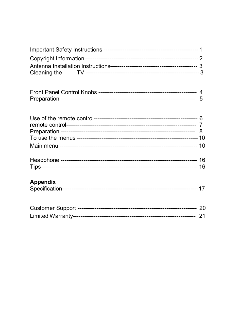 VIEWSONIC N2060W User Manual | Page 2 / 24