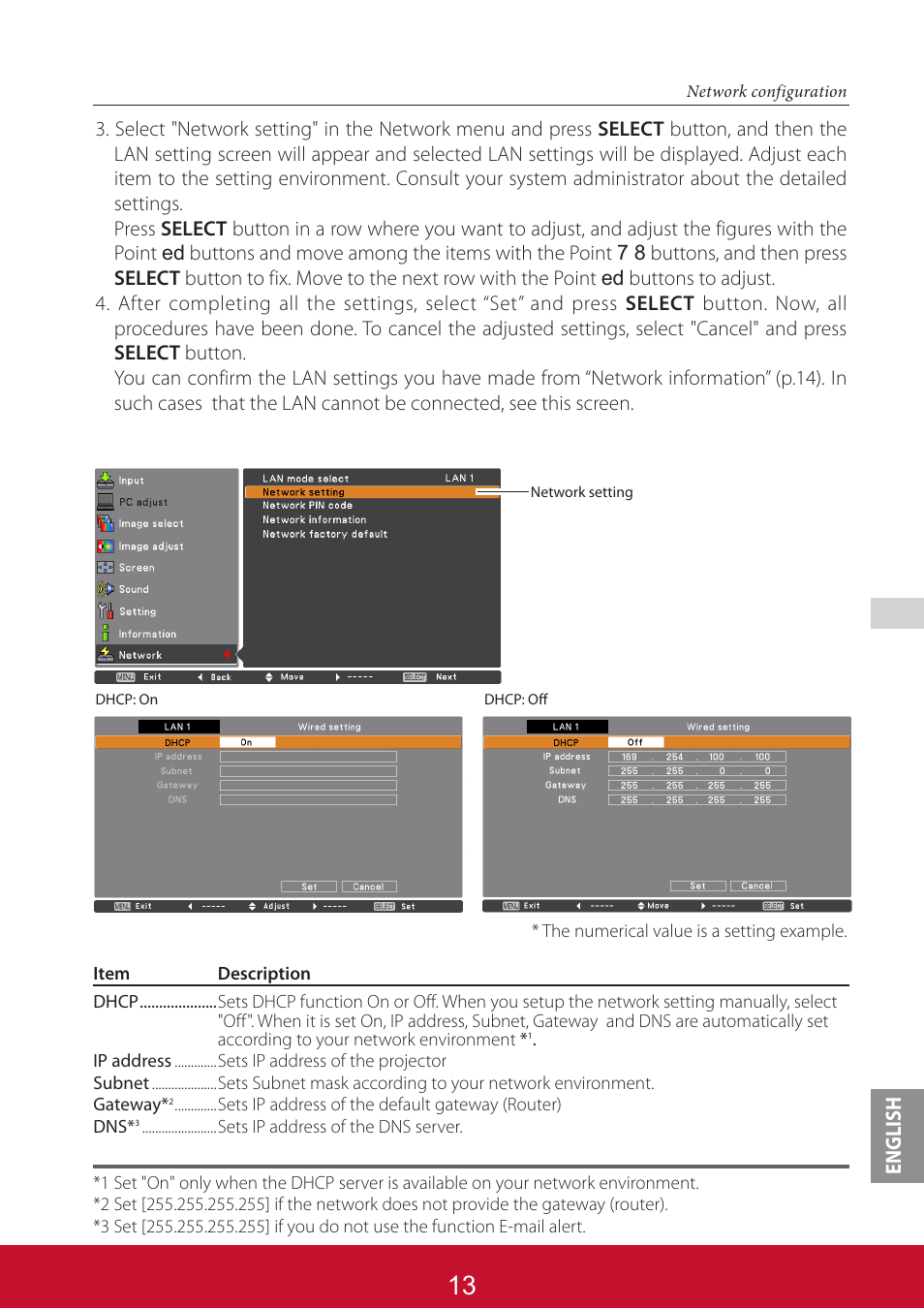 English | VIEWSONIC PJL6233 User Manual | Page 100 / 176