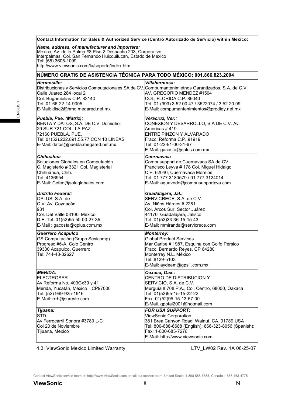 VIEWSONIC N4290p User Manual | Page 3 / 42
