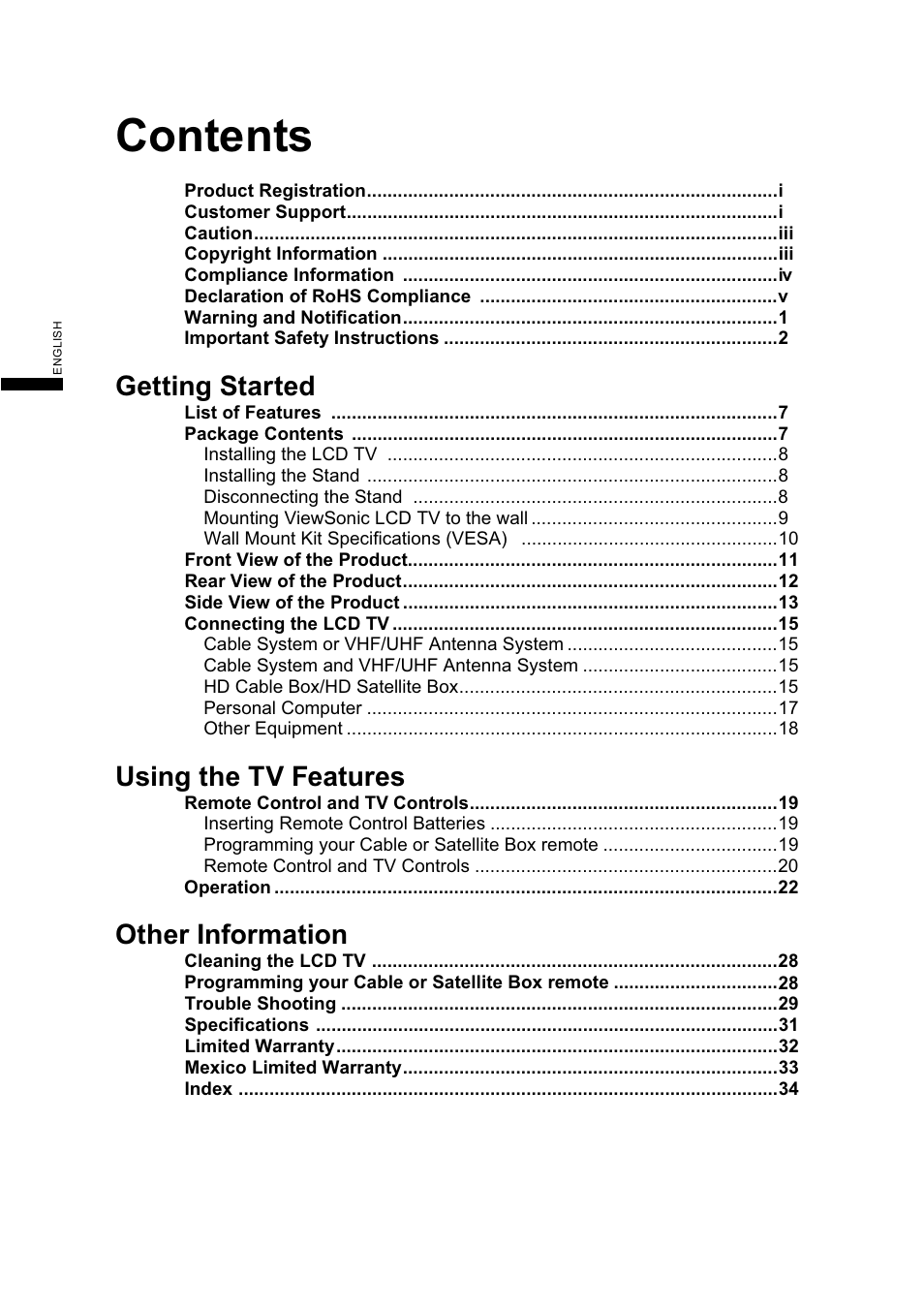 VIEWSONIC N4290p User Manual | Page 7 / 42