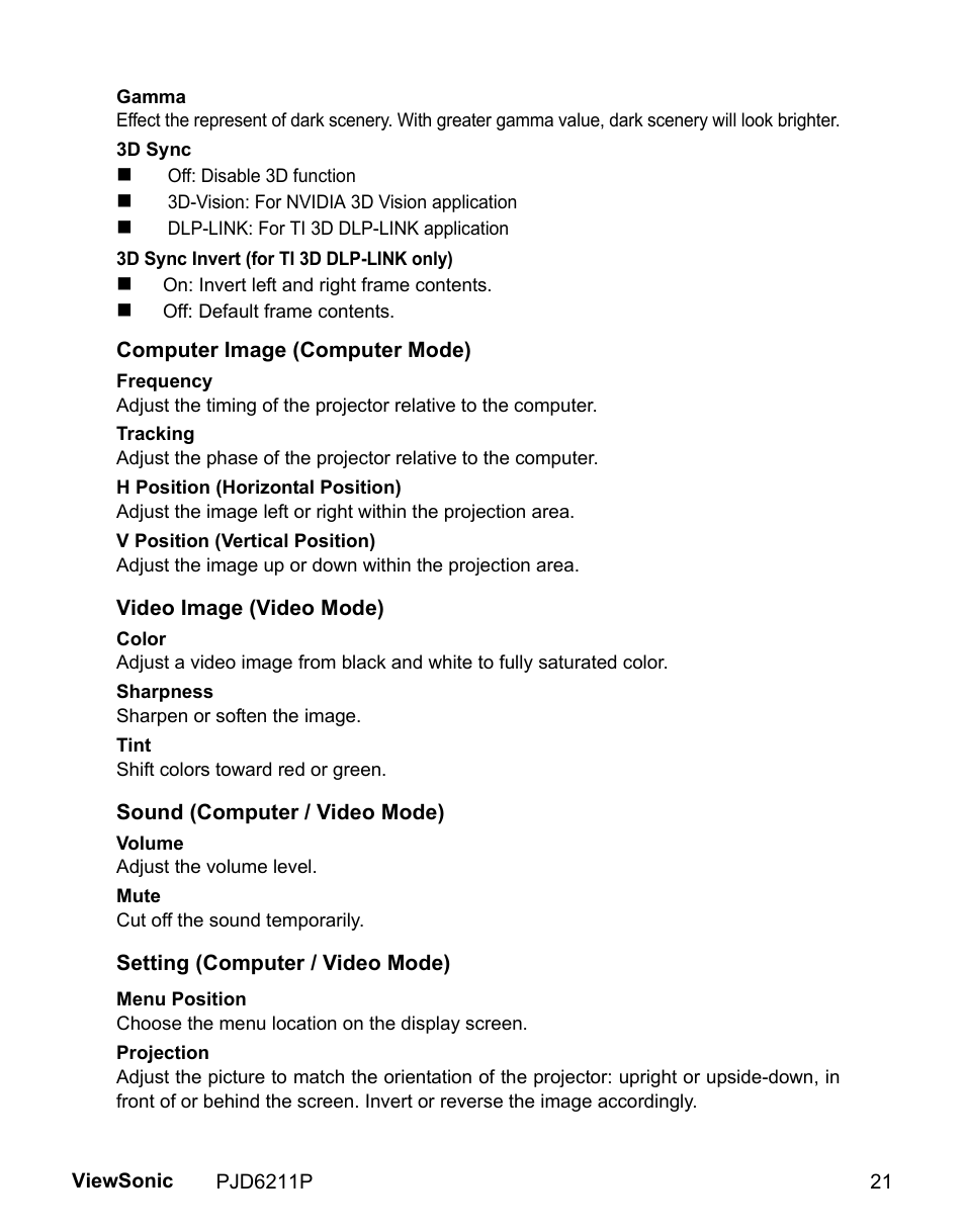 VIEWSONIC VS13729 User Manual | Page 23 / 42