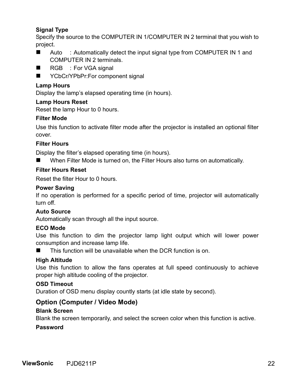 VIEWSONIC VS13729 User Manual | Page 24 / 42