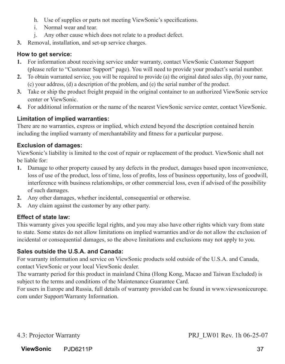 VIEWSONIC VS13729 User Manual | Page 39 / 42