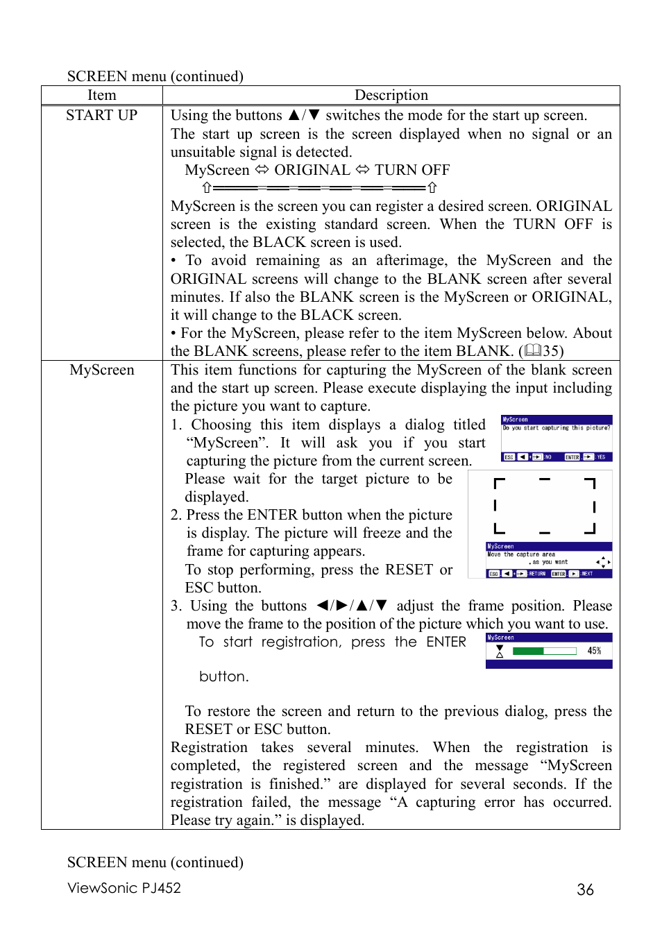 VIEWSONIC PJ452 User Manual | Page 40 / 60