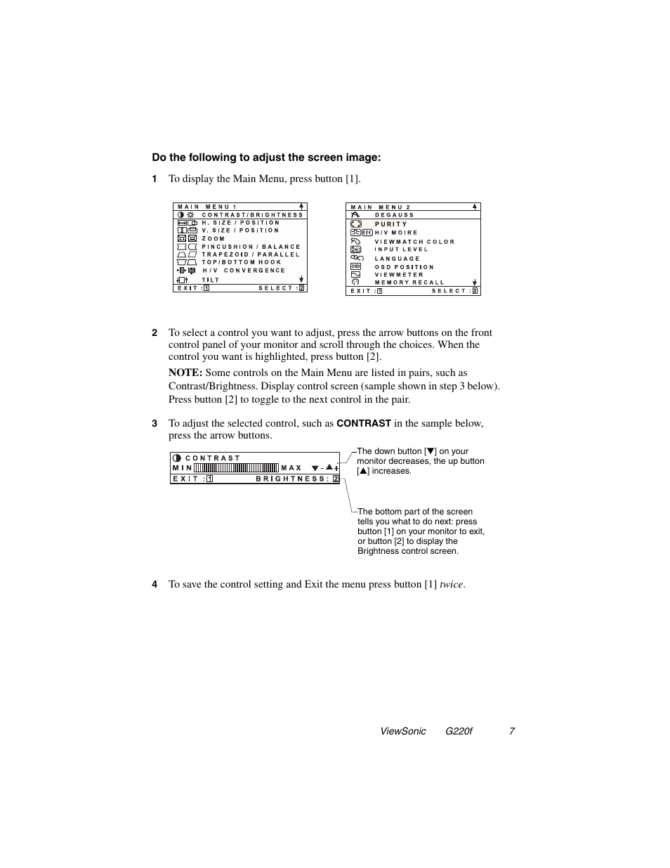VIEWSONIC G220F User Manual | Page 8 / 19