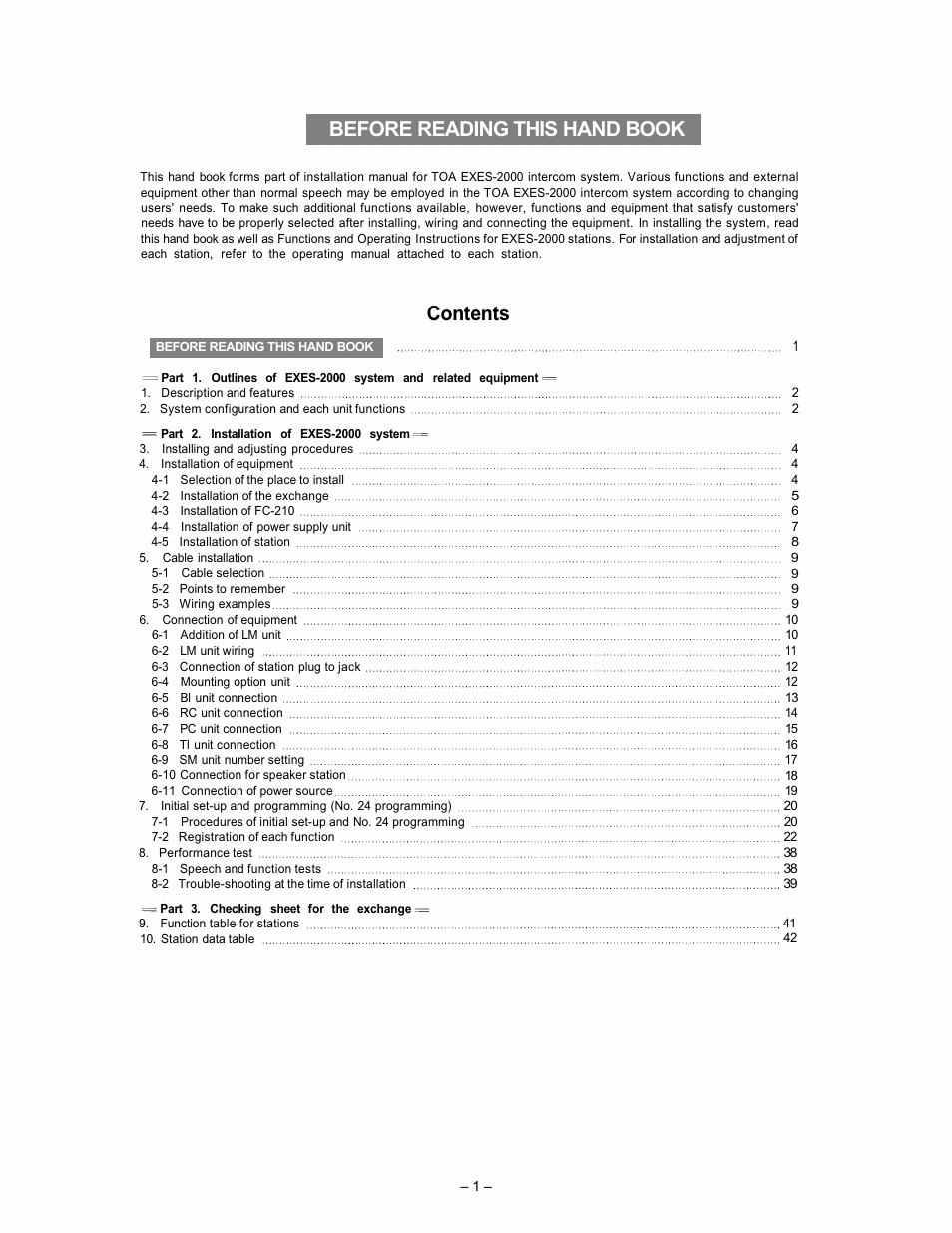 Before reading this hand book content | VIEWSONIC EXES-2000 User Manual | Page 2 / 44