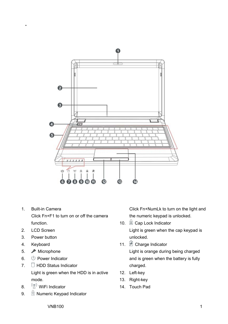 VIEWSONIC VNB100 Netbook VS12570 User Manual | Page 10 / 37