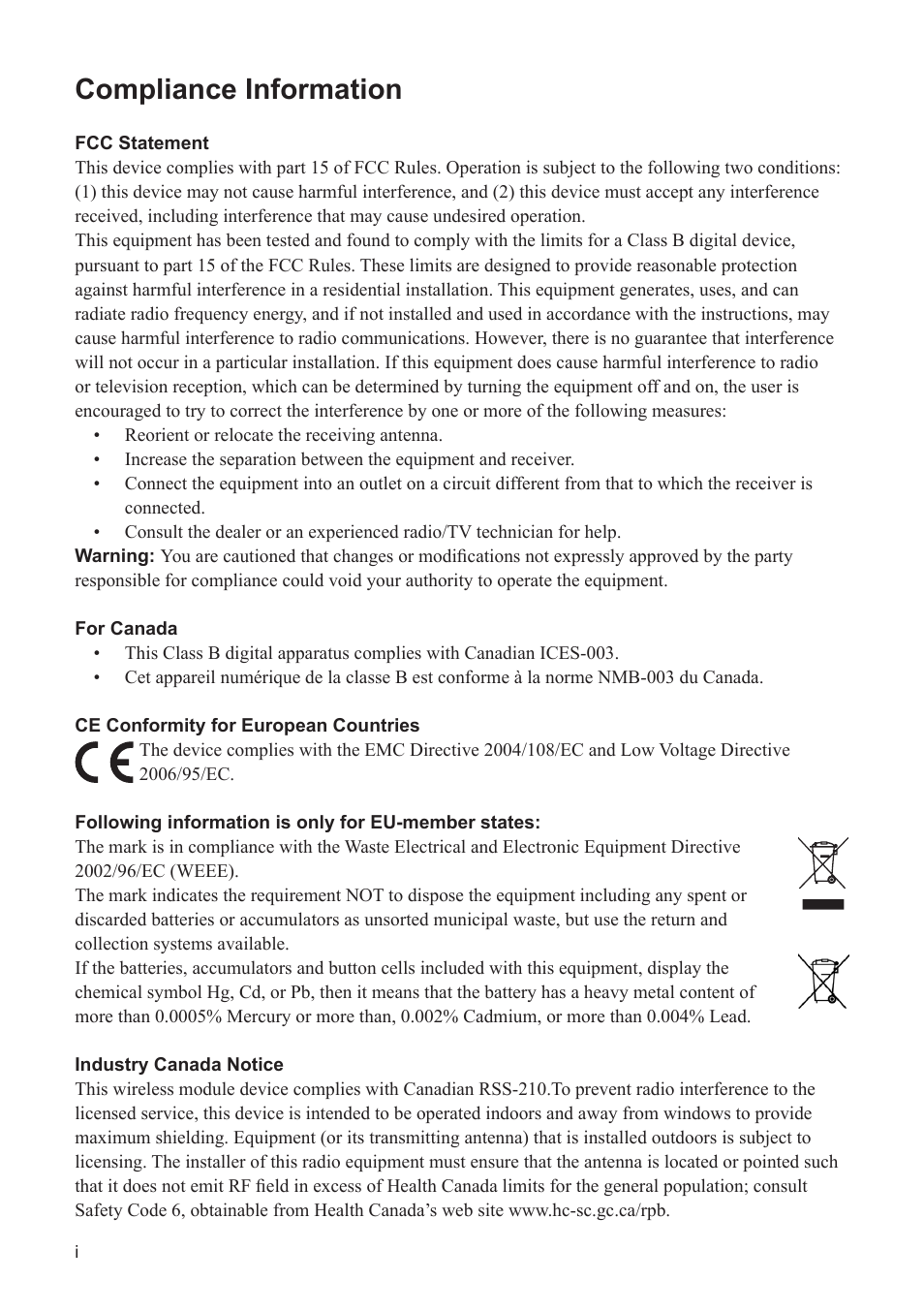 Compliance information | VIEWSONIC PJD7383 User Manual | Page 2 / 95