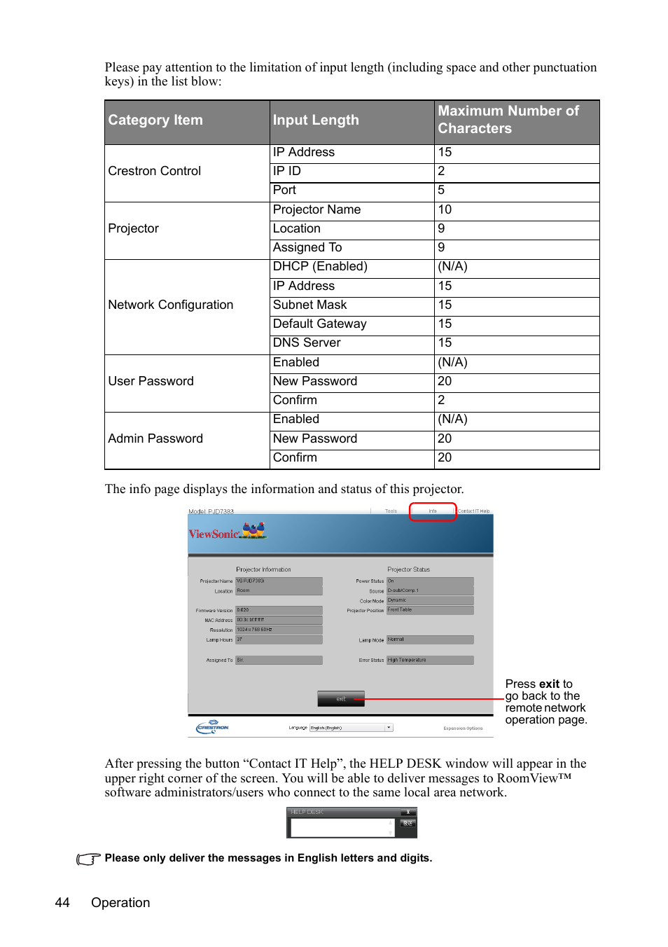 VIEWSONIC PJD7383 User Manual | Page 48 / 95