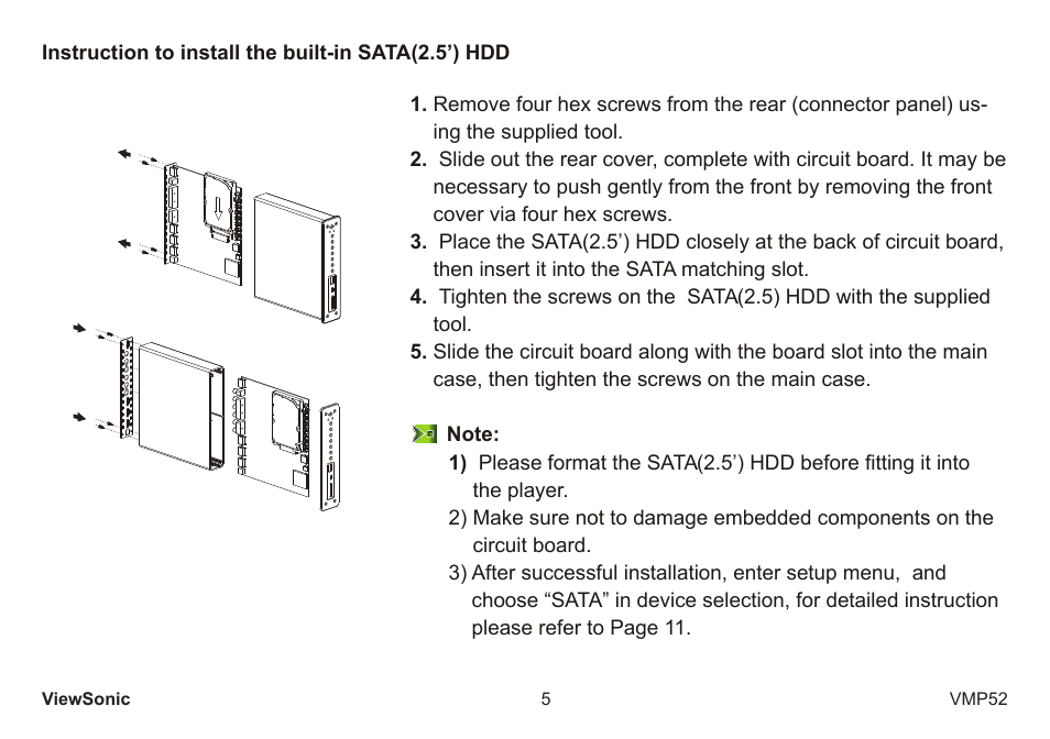 VIEWSONIC VS12840 User Manual | Page 10 / 28