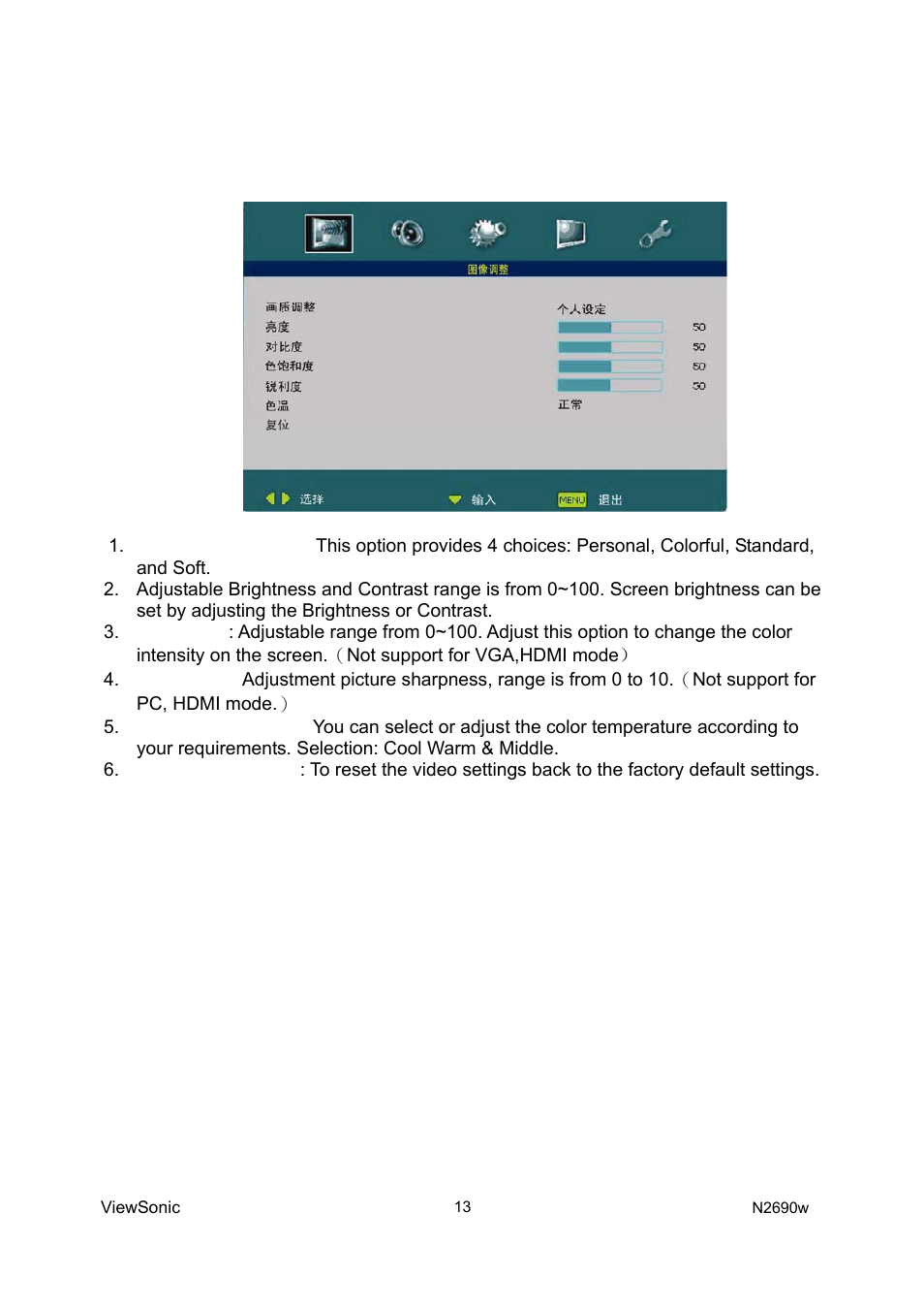 VIEWSONIC VS12276-1G User Manual | Page 15 / 26