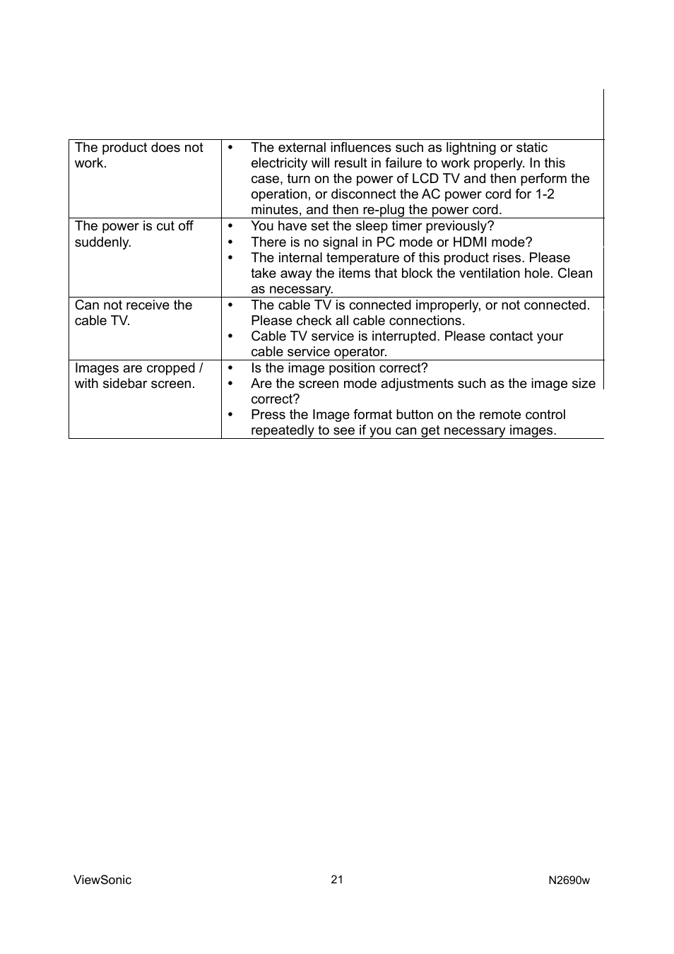 VIEWSONIC VS12276-1G User Manual | Page 23 / 26