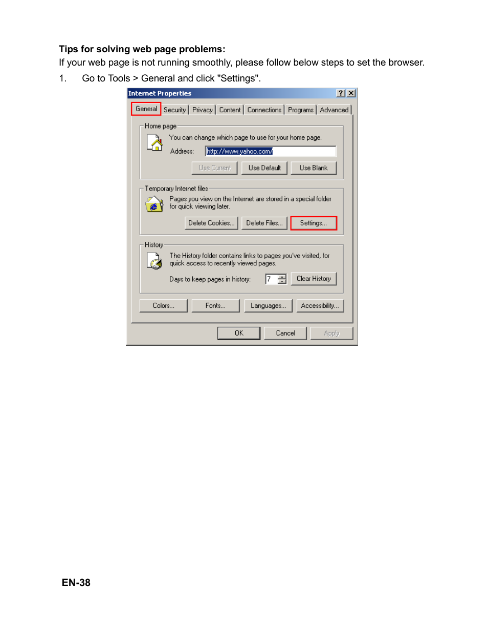 Go to tools > general and click "settings | VIEWSONIC PJD6381 User Manual | Page 41 / 59
