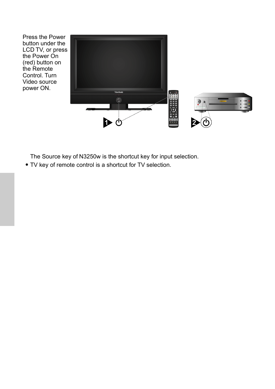 Turn power on | VIEWSONIC N3250w User Manual | Page 27 / 56