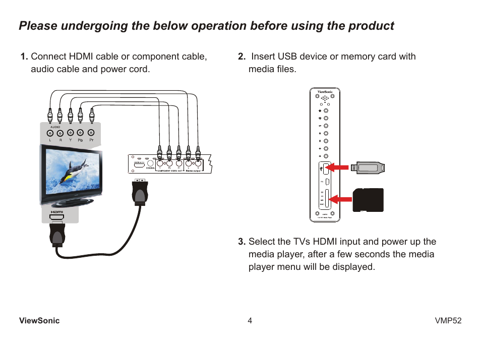 VIEWSONIC vmp52 vs12840 User Manual | Page 9 / 28