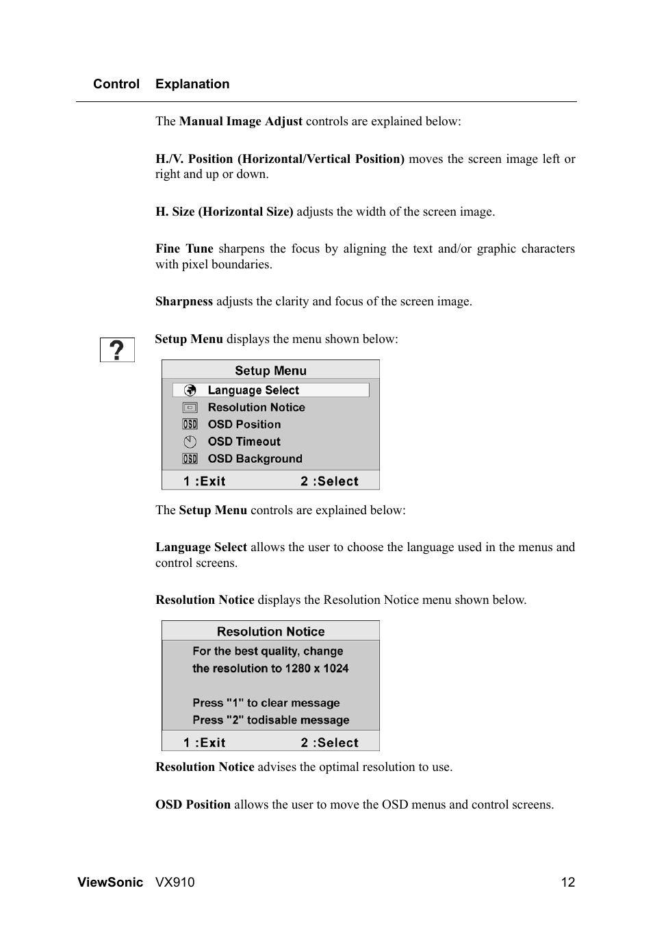 VIEWSONIC VX910 User Manual | Page 14 / 21