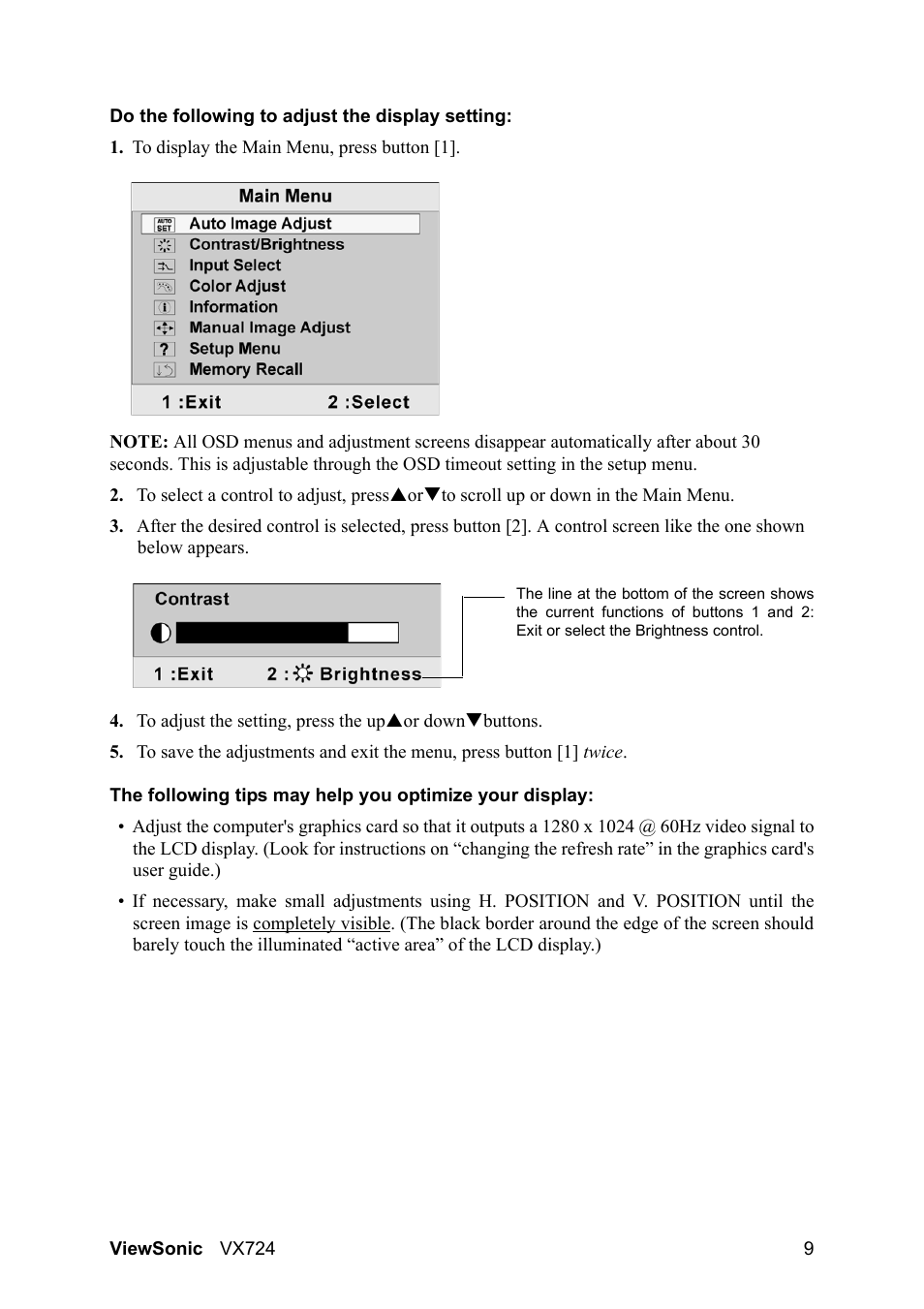 VIEWSONIC VX724 User Manual | Page 11 / 21