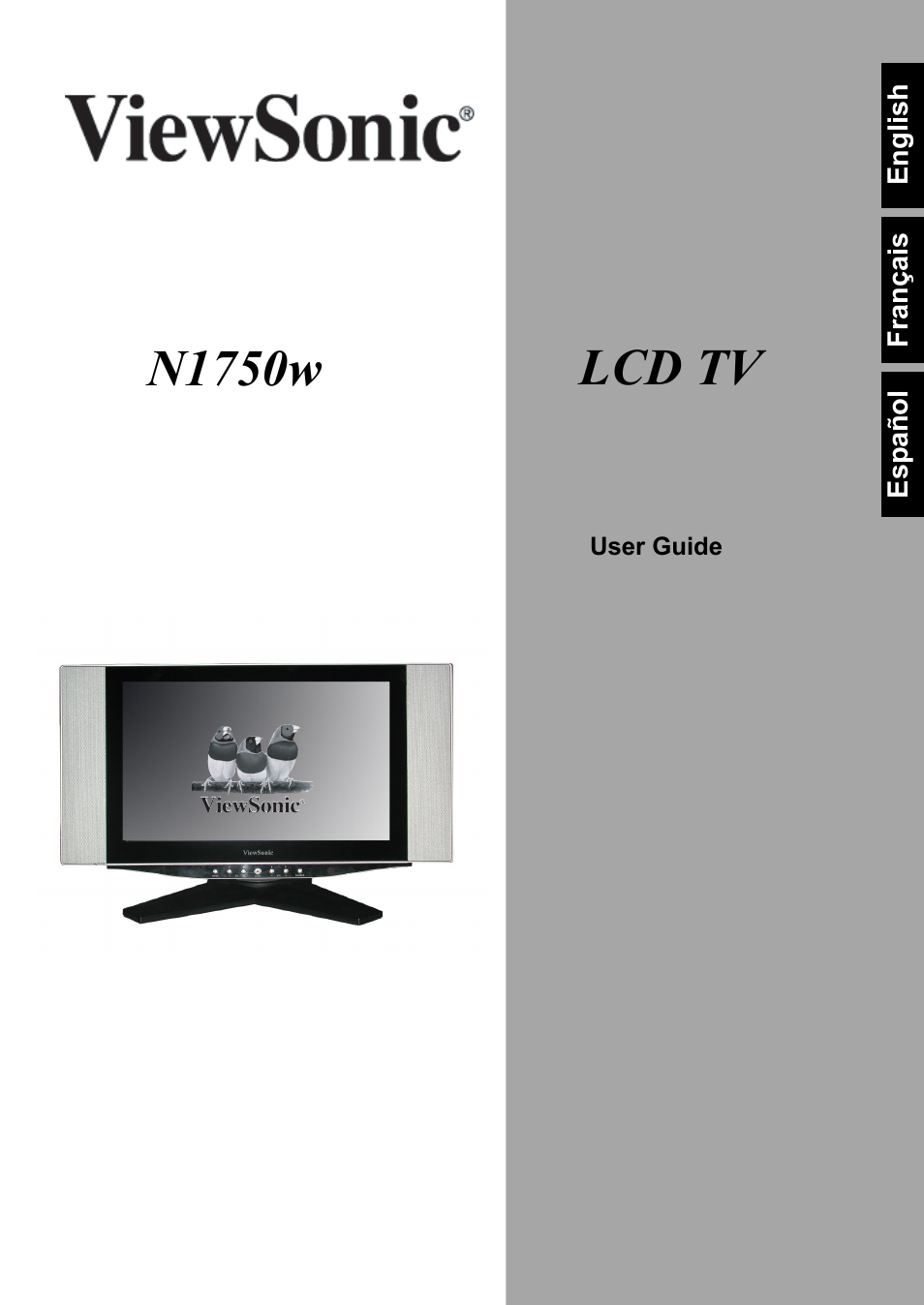 VIEWSONIC N1750w User Manual | 32 pages