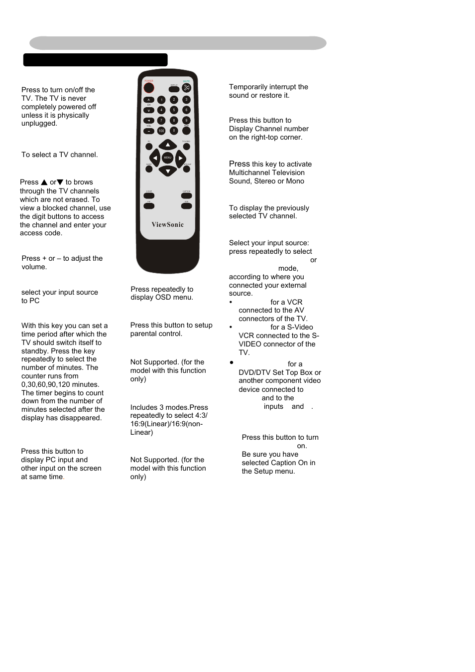 Operating instructions | VIEWSONIC N1750w User Manual | Page 11 / 32