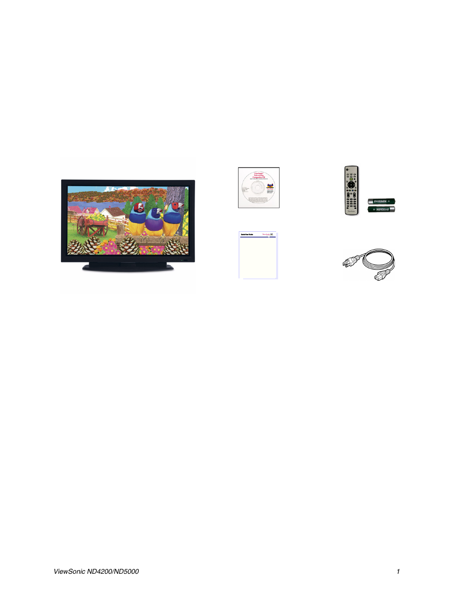 Introduction, Packaged contents, Optional accessories | Requirements | VIEWSONIC ND5000 User Manual | Page 5 / 43