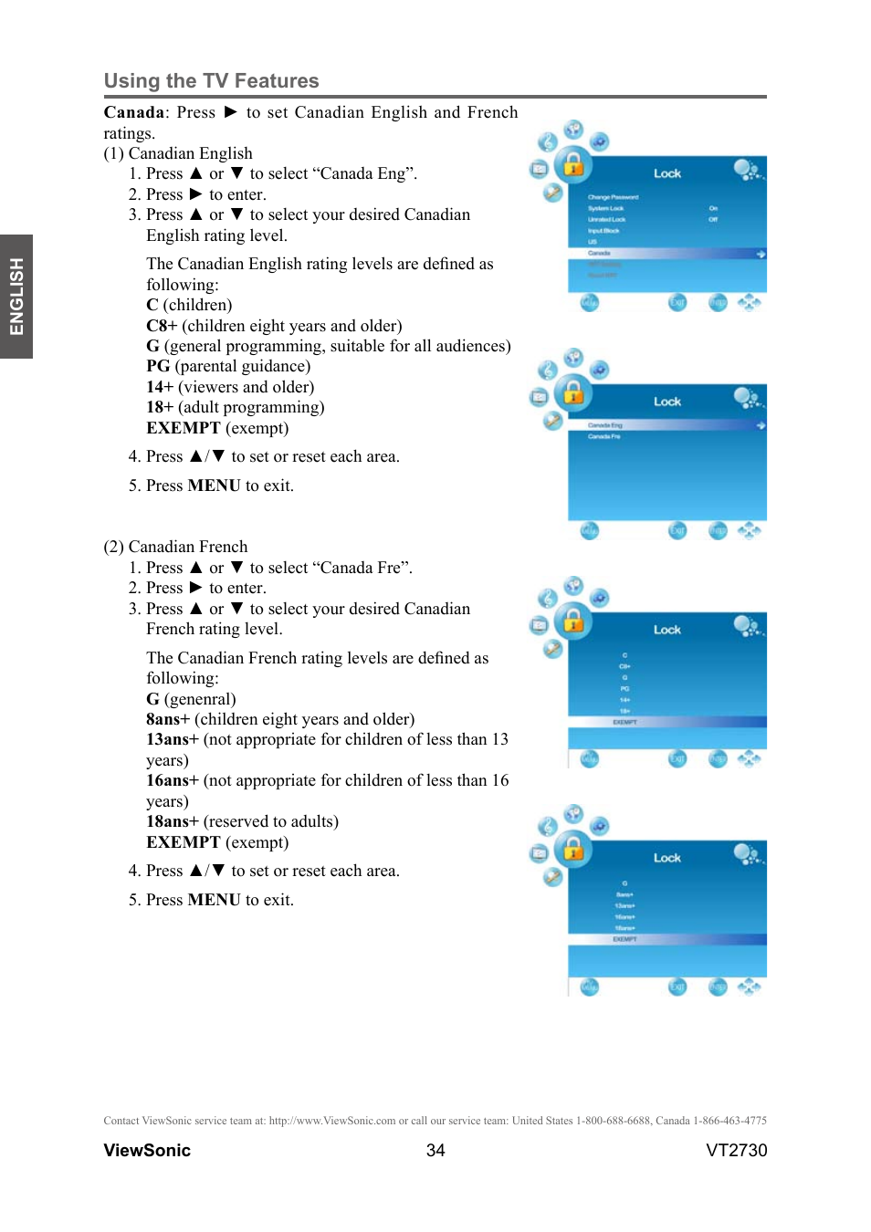 VIEWSONIC VT2730 User Manual | Page 39 / 52