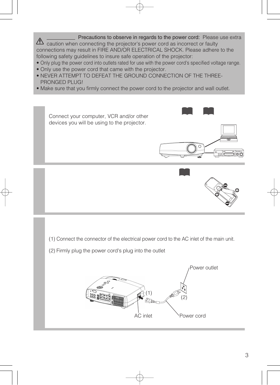 VIEWSONIC S50/X50 User Manual | Page 4 / 41