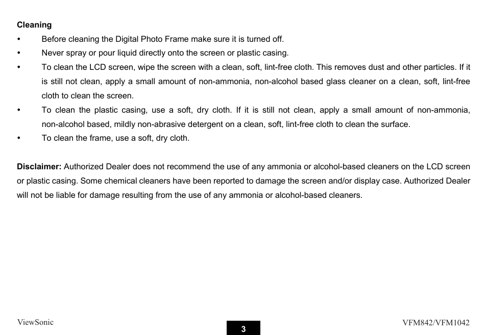 VIEWSONIC VS13442 User Manual | Page 8 / 37