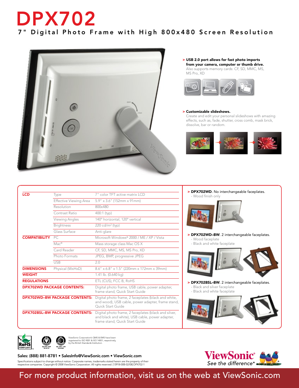 Dpx702 | VIEWSONIC DPX702 User Manual | Page 2 / 2