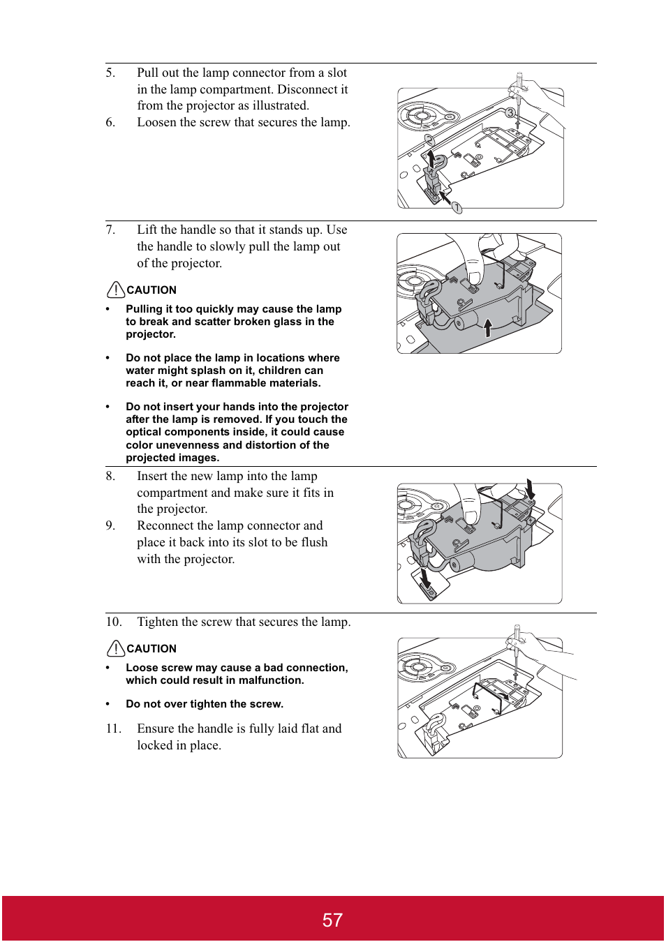 VIEWSONIC DLP PROJECTOR PJD7400 User Manual | Page 62 / 82
