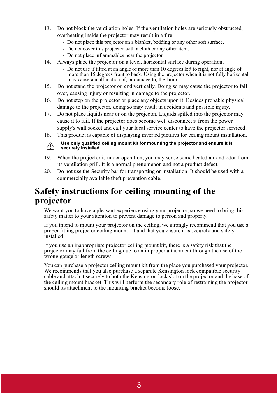 VIEWSONIC DLP PROJECTOR PJD7400 User Manual | Page 8 / 82