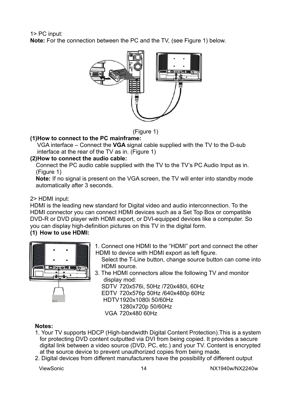 VIEWSONIC NX1940w User Manual | Page 16 / 33