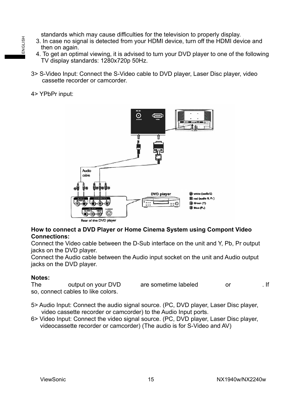 VIEWSONIC NX1940w User Manual | Page 17 / 33