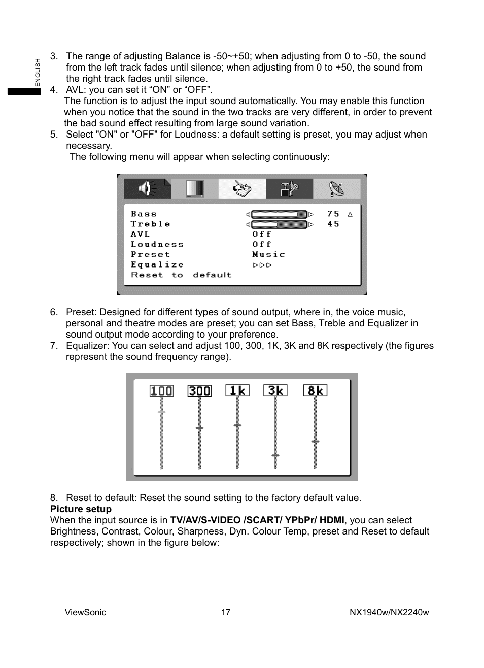 VIEWSONIC NX1940w User Manual | Page 19 / 33