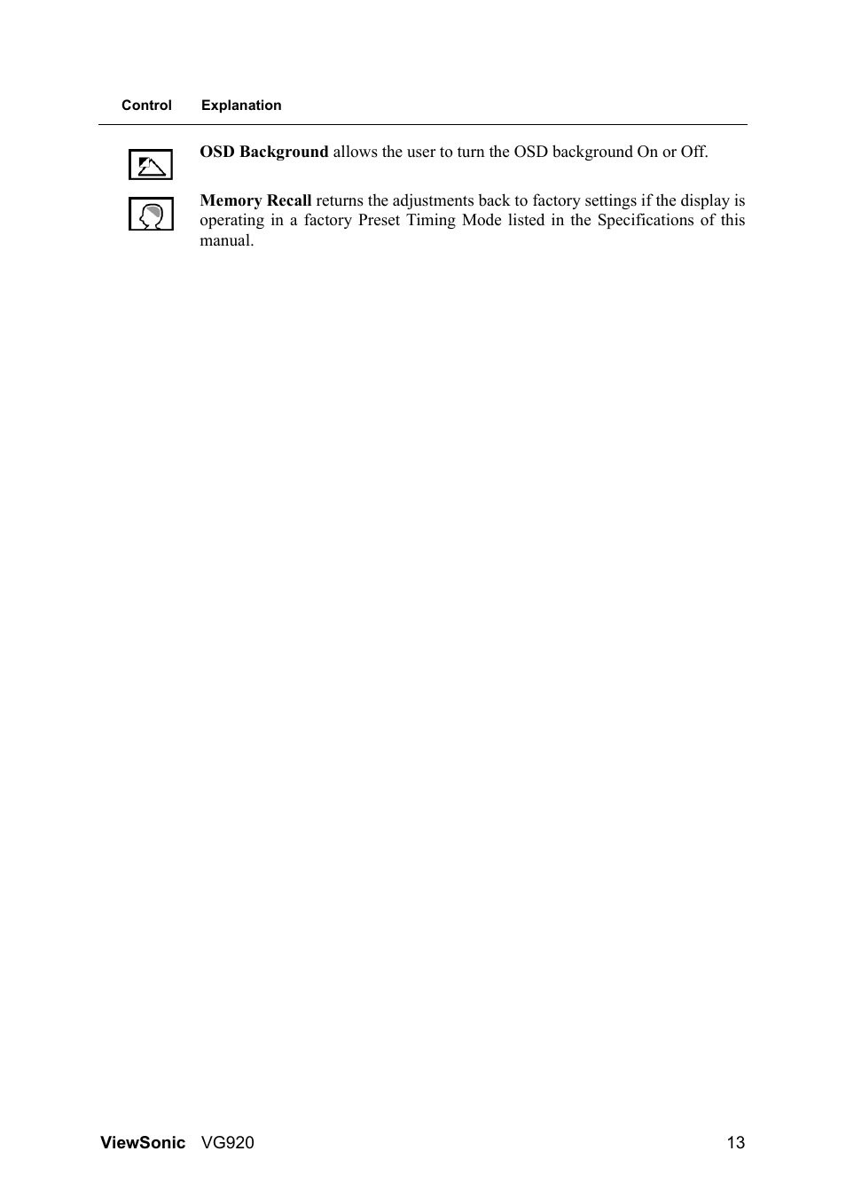 VIEWSONIC VS10790 User Manual | Page 16 / 22