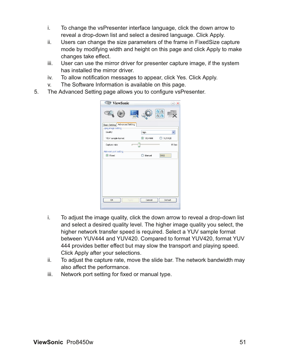 VIEWSONIC PRO8450W VS13646 User Manual | Page 55 / 79