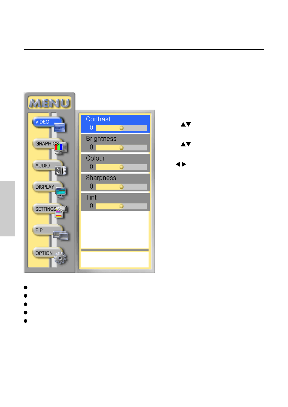 Advanced operation, Video—adjust the video, Osd menu/ remote control | VIEWSONIC VS10576-1E User Manual | Page 21 / 34