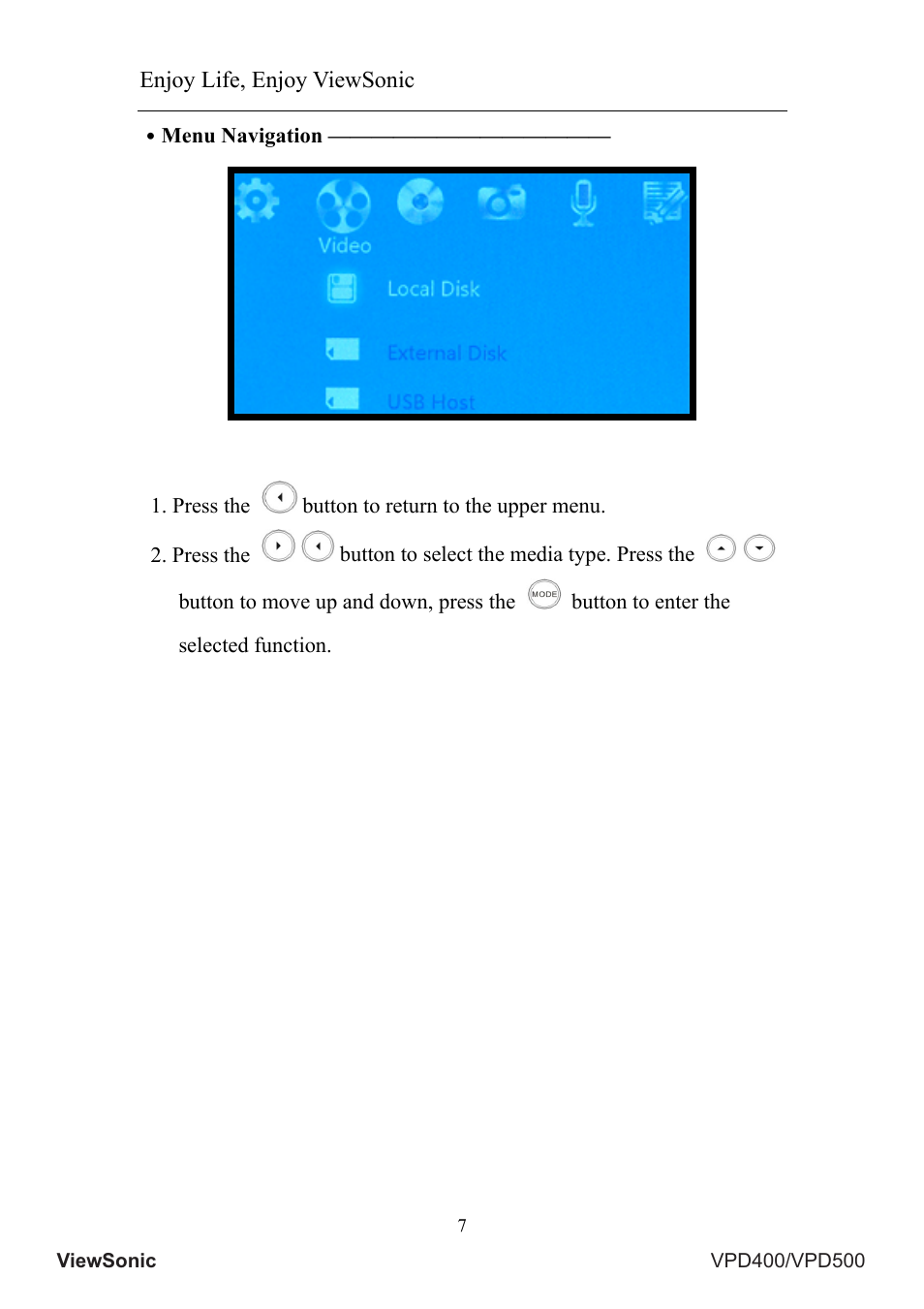 Enjoy life, enjoy viewsonic | VIEWSONIC VS12835 User Manual | Page 11 / 49